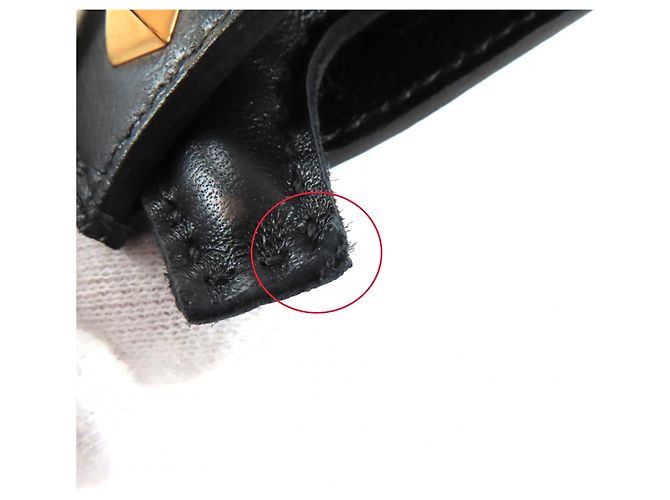 Hermès Rodeo PM Anyo Miro Bag Charm Schwarz - Ansicht 10