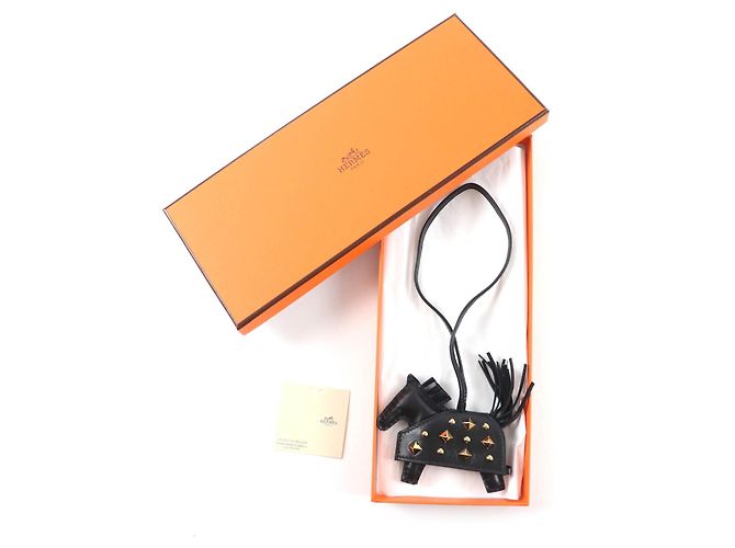 Hermès Rodeo PM Anyo Miro Bag Charm Schwarz - Ansicht 2