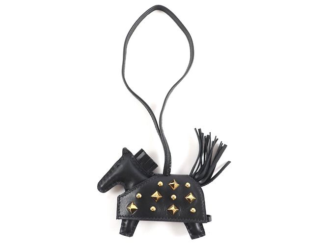 Hermès Rodeo PM Anyo Miro Bag Charm Schwarz - Ansicht 4