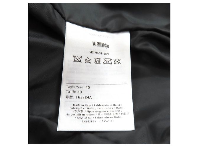 Giacca in pelle di pecora RED VALENTINO Nero - vista 9