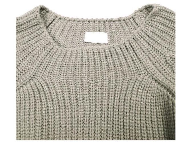 Autre Marque URU Rippstrick-Pullover aus Wollmischung Braun - Ansicht 4