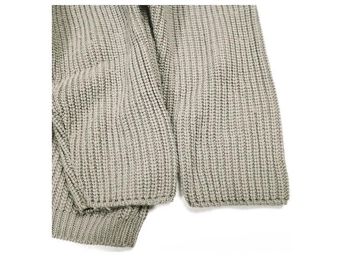 Autre Marque URU Rippstrick-Pullover aus Wollmischung Braun - Ansicht 5