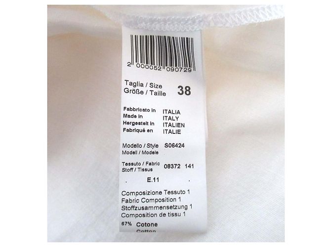 Autre Marque Peserico Monile Chiffon Pullover-Bluse Beige Roh - Ansicht 5