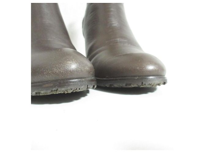 Autre Marque Stivaletti Au BANNISTER Iceman Sole Short Boots Marrone - vista 10