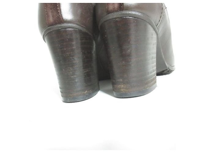 Autre Marque Stivaletti Au BANNISTER Iceman Sole Short Boots Marrone - vista 11
