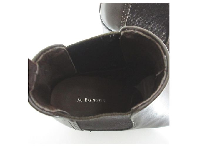 Autre Marque Stivaletti Au BANNISTER Iceman Sole Short Boots Marrone - vista 6
