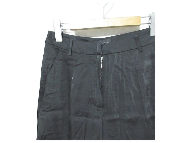 Autre Marque Styling Satin Pants Schwarz - Ansicht 3