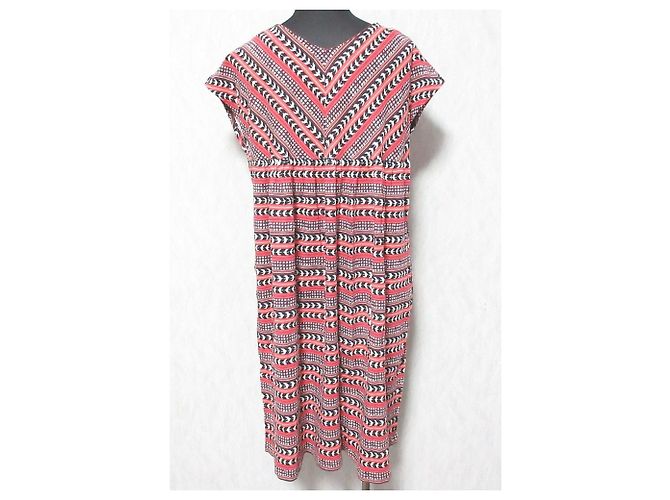 Autre Marque marble SUD Ärmelloses Kleid mit V-Ausschnitt Braun - Ansicht 2