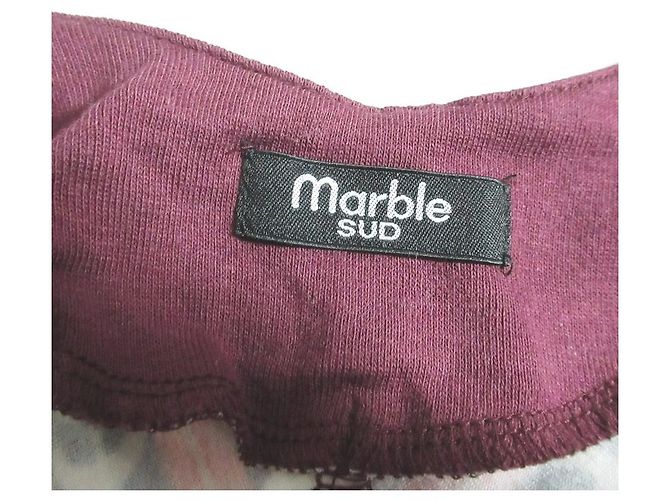 Autre Marque marble SUD Ärmelloses Kleid mit V-Ausschnitt Braun - Ansicht 5