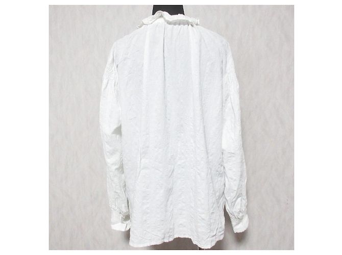 Autre Marque IENA Bluse mit Abnähern Weiß - Ansicht 2