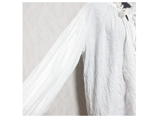 Autre Marque IENA Bluse mit Abnähern Weiß - Ansicht 4