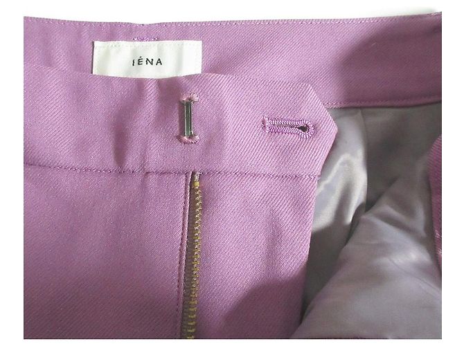 Autre Marque IENA T/W Stretch Slim Pants Lila - Ansicht 4