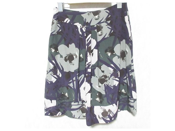 Saia de seda Max Mara Studio Roxo - vista 2