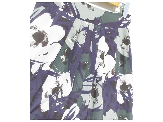 Saia de seda Max Mara Studio Roxo - vista 3