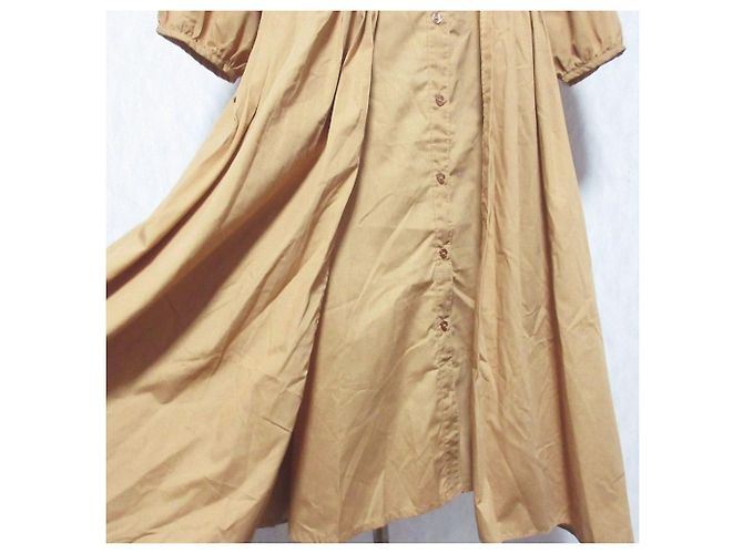 Autre Marque Vestido Ray Beams Gather Castaño - vista 5