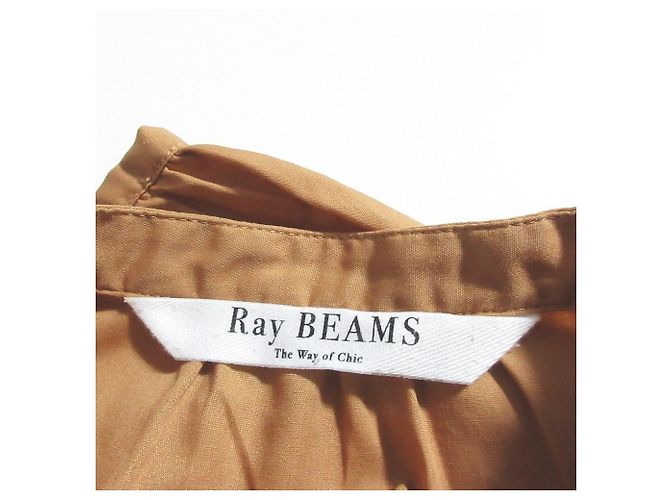 Autre Marque Vestido Ray Beams Gather Castaño - vista 6