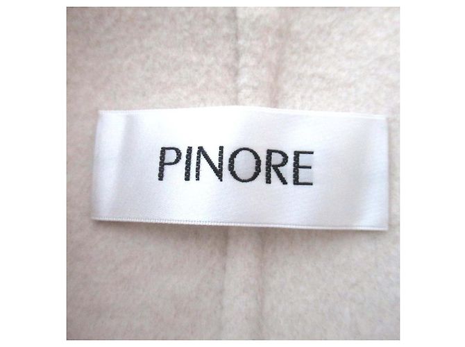Autre Marque Gilet lungo con cappuccio PINORE Bianco Crudo - vista 7