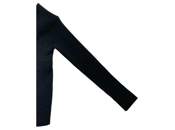 Autre Marque NATURAL BEAUTY BASIC Rib Knit Schwarz - Ansicht 3