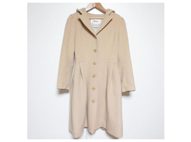 Autre Marque Abrigo Princess Rene de mezcla de piel de zorro y angora Beige - vista 4
