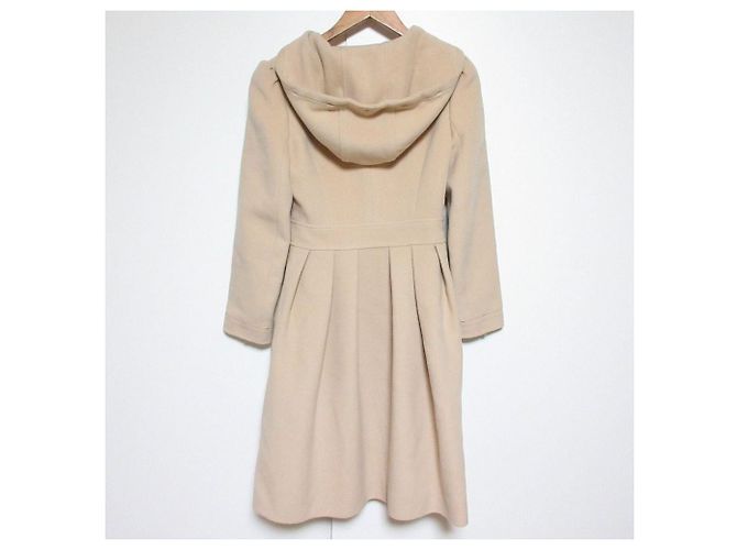Autre Marque Abrigo Princess Rene de mezcla de piel de zorro y angora Beige - vista 5