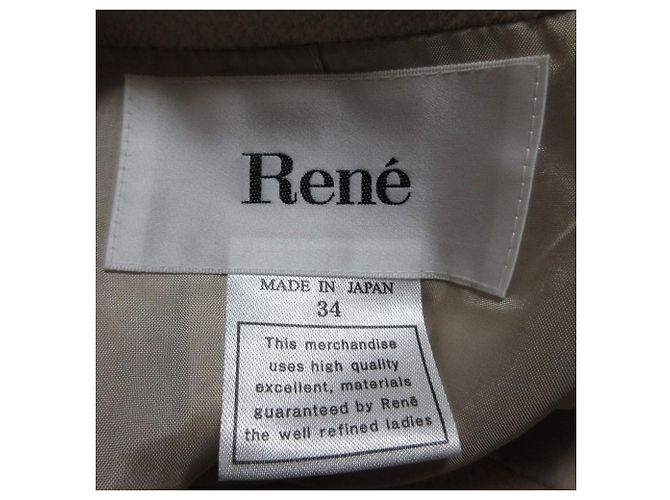 Autre Marque Abrigo Princess Rene de mezcla de piel de zorro y angora Beige - vista 8