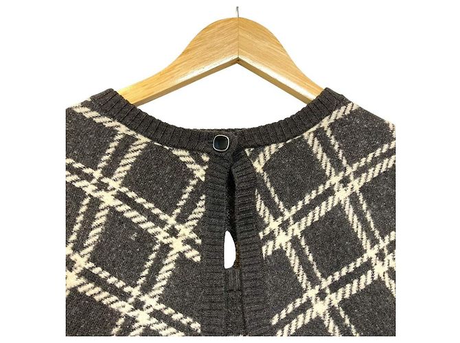 Autre Marque Herlipto Pantheon Knit Dress Strickkleid mit Karomuster - Ansicht 3