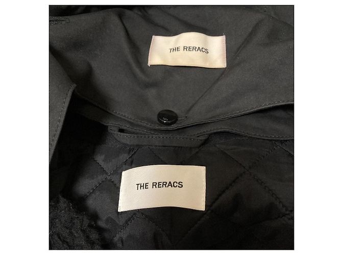 Autre Marque THE RERACS Boa Liner Mods Coat Negro - vista 13