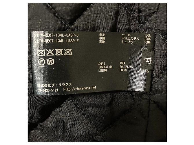 Autre Marque THE RERACS Boa Liner Mods Coat Negro - vista 15