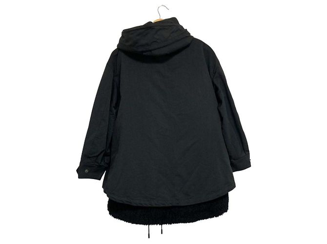 Autre Marque THE RERACS Boa Liner Mods Coat Negro - vista 2