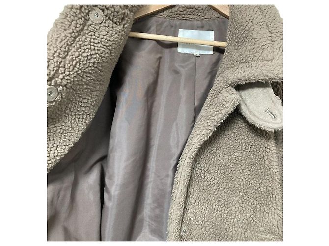 Autre Marque Arpege story Boa Short Coat Castaño - vista 4