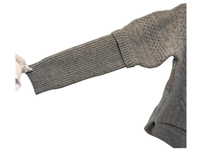 Autre Marque ENFOLD Strickpullover mit Zopfmuster Braun - Ansicht 3