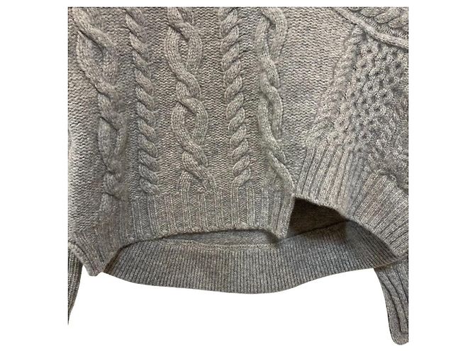 Autre Marque ENFOLD Strickpullover mit Zopfmuster Braun - Ansicht 5