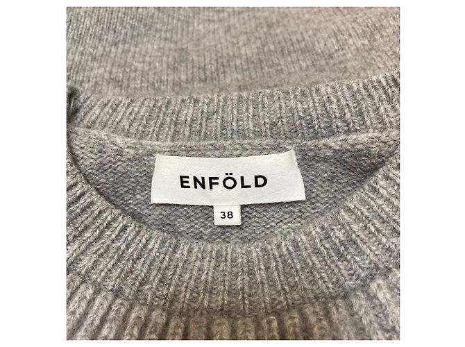 Autre Marque ENFOLD Strickpullover mit Zopfmuster Braun - Ansicht 6
