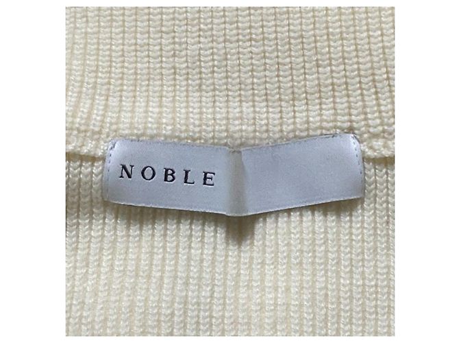Autre Marque Noble Drivers Zip Knit Weiß - Ansicht 4