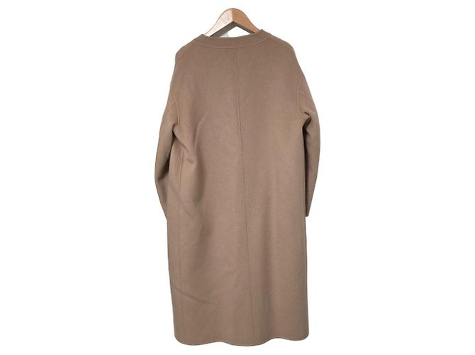 Autre Marque Manteau en laine col V Spick and Span Beige - vue 2