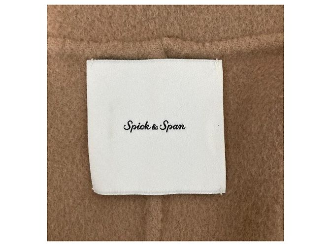 Autre Marque Manteau en laine col V Spick and Span Beige - vue 4