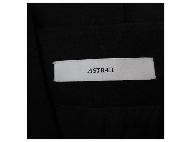 Autre Marque Vestido de lana ASTRAET TIE Negro - vista 4