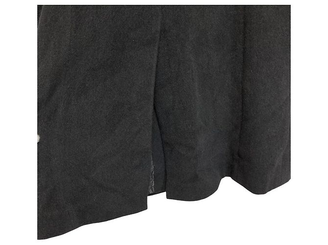Abrigo Aquascutum de mezcla de angora y cachemira Negro - vista 8