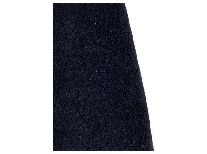 Abrigo Aquascutum de mezcla de angora y cachemira Negro - vista 9