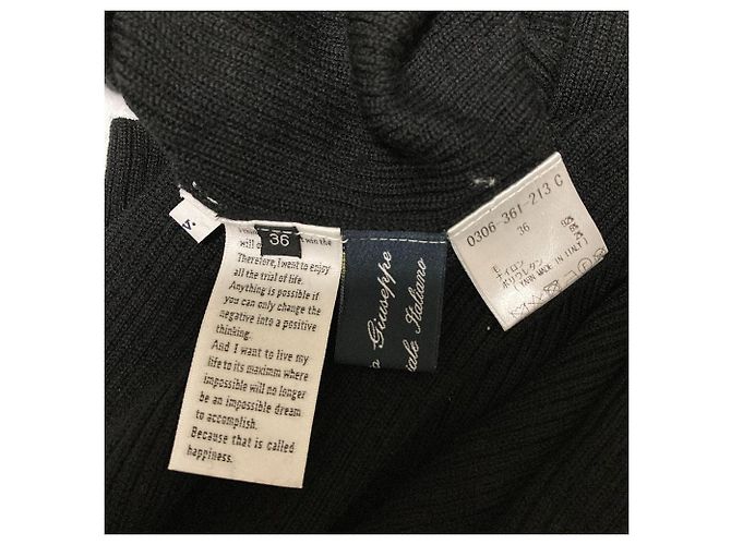 Autre Marque Pantaloni Sov. Wide Rib Nero - vista 3