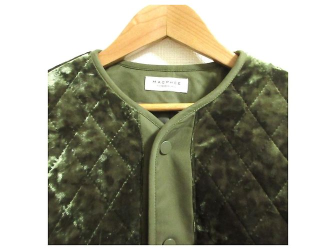 Autre Marque Chaqueta de velur de poliéster MACPHEE Verde - vista 4