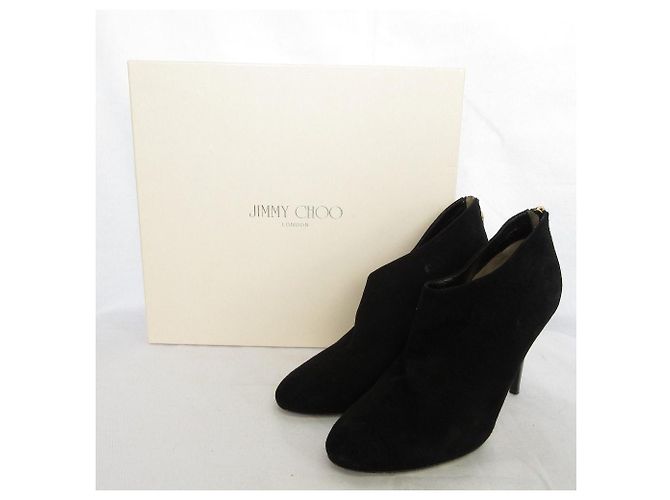 Stivaletti in camoscio MENDEZ Jimmy Choo Nero - vista 10