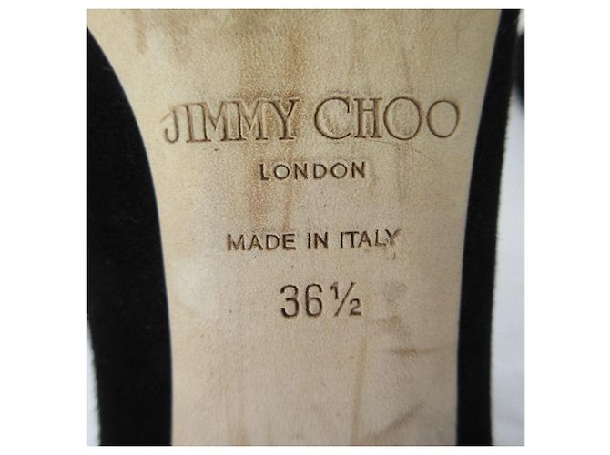 Stivaletti in camoscio MENDEZ Jimmy Choo Nero - vista 8