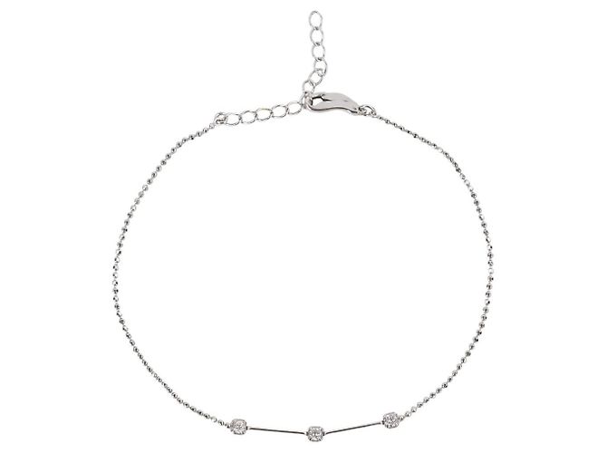 Autre Marque COMME CA DU MODE Au750 Diamantarmband Golden - Ansicht 2