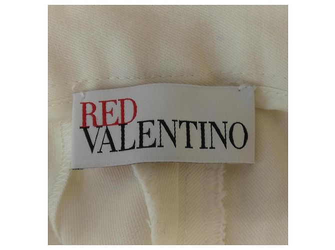 Autre Marque Pantaloni Red Valentino Bianco - vista 5