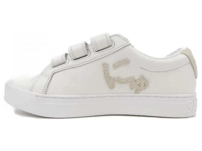 Autre Marque Baskets Sangacio Blanches en Textile - vue 2