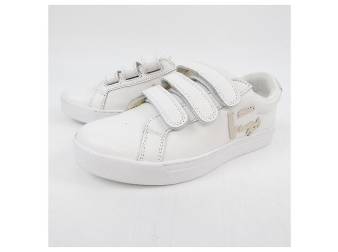 Autre Marque Baskets Sangacio Blanches en Textile - vue 3