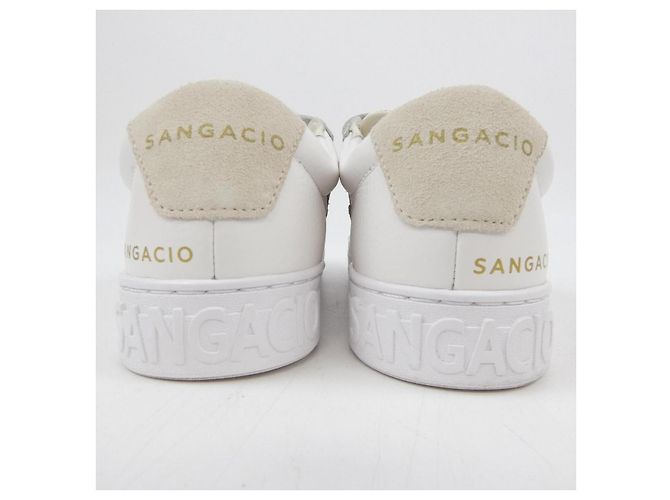 Autre Marque Baskets Sangacio Blanches en Textile - vue 5