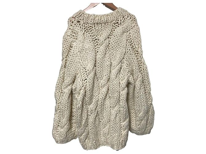 Autre Marque Jersey de punto grueso THE TOE Blanco Blanco roto - vista 2