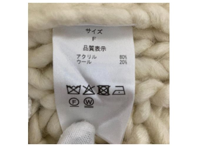 Autre Marque Jersey de punto grueso THE TOE Blanco Blanco roto - vista 5